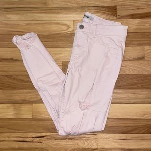 Light Pink Ripped Jeans💗